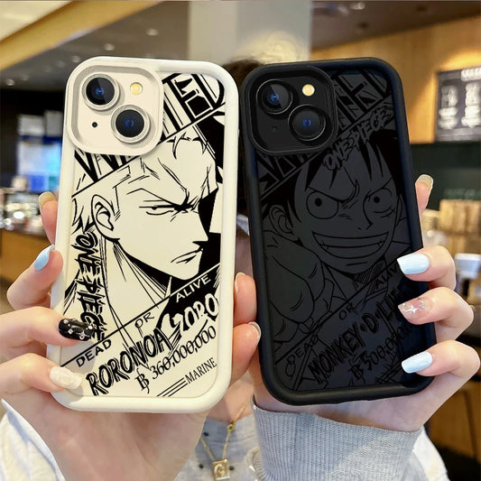 LUFFY AND ZORO ONE PIECE (iPhone Case)