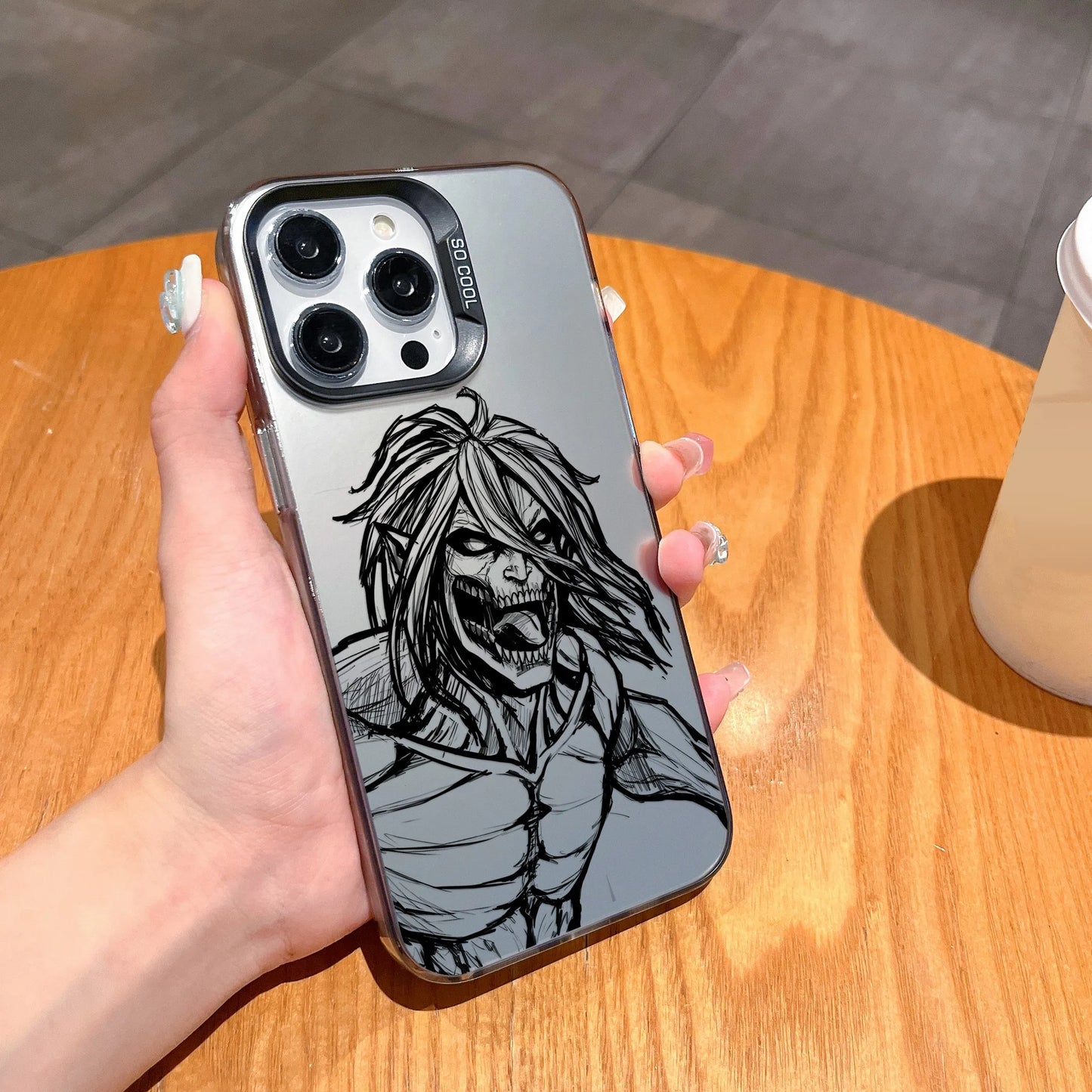 Eren Platinum Cases (Attack Titan) iPhone