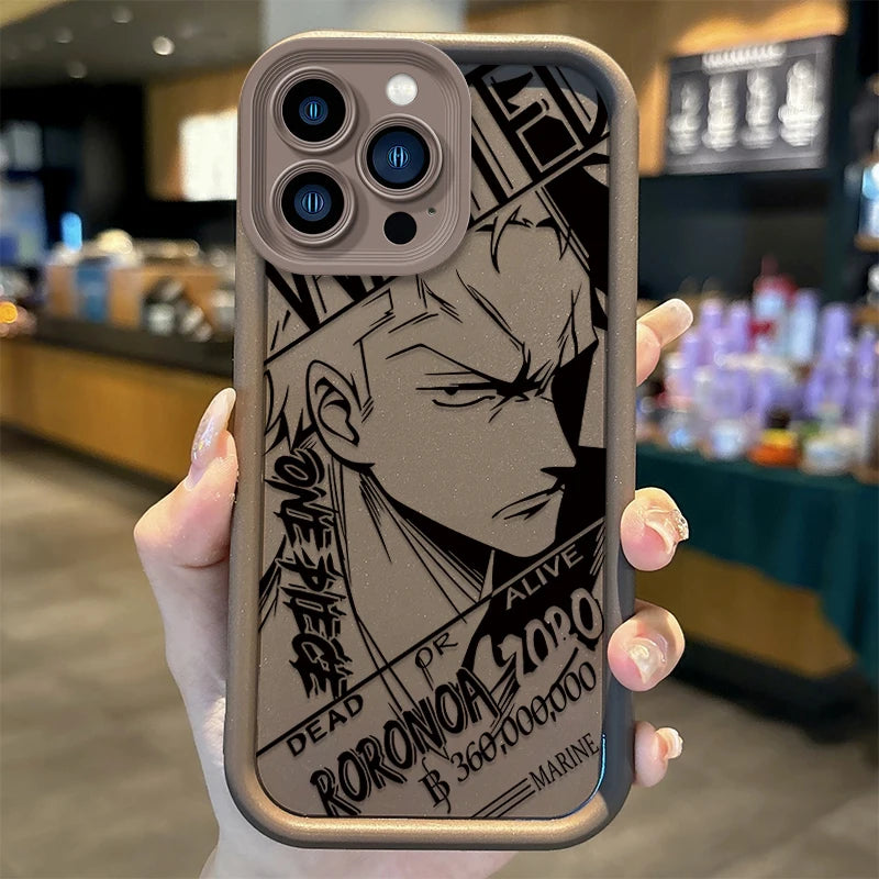 LUFFY AND ZORO ONE PIECE (iPhone Case)