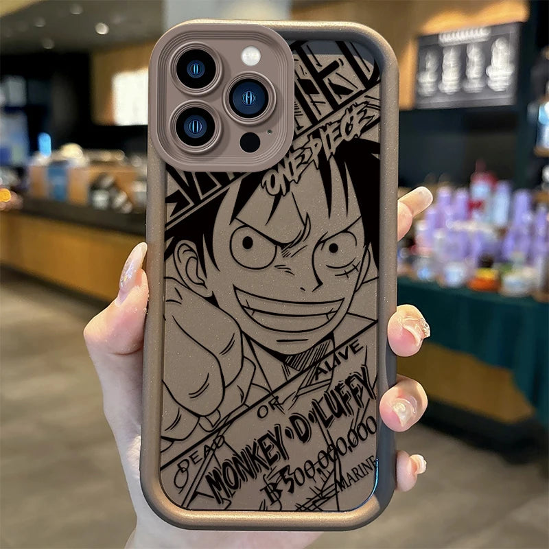 LUFFY AND ZORO ONE PIECE (iPhone Case)
