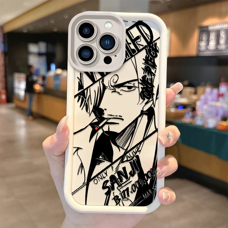LUFFY AND ZORO ONE PIECE (iPhone Case)