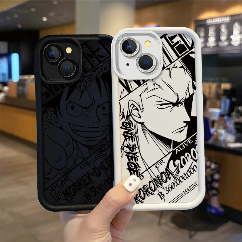 LUFFY AND ZORO ONE PIECE (iPhone Case)