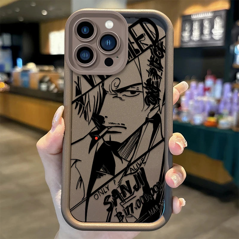 LUFFY AND ZORO ONE PIECE (iPhone Case)